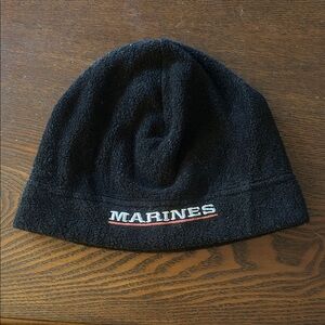 Black Fleece Beanie Hat